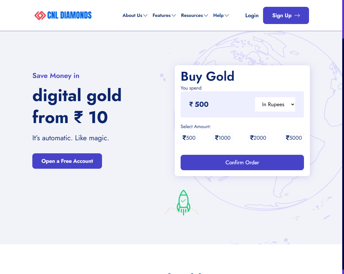 CNL Diamonds - Digital Gold Investment Platform